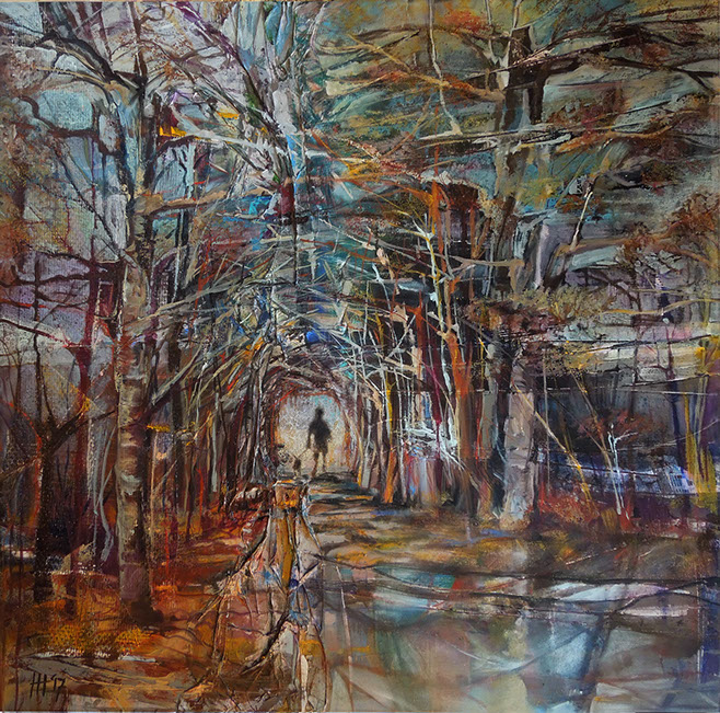 Passage, tunnel, doorgang Vinkeveen eiland-twee doorgang, overgaan, sterven, dutch, Holland, contemporary art, Walking the dog